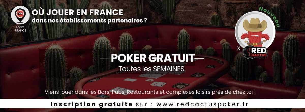Soirée RedCactus Poker au Comptoir des Francofolies