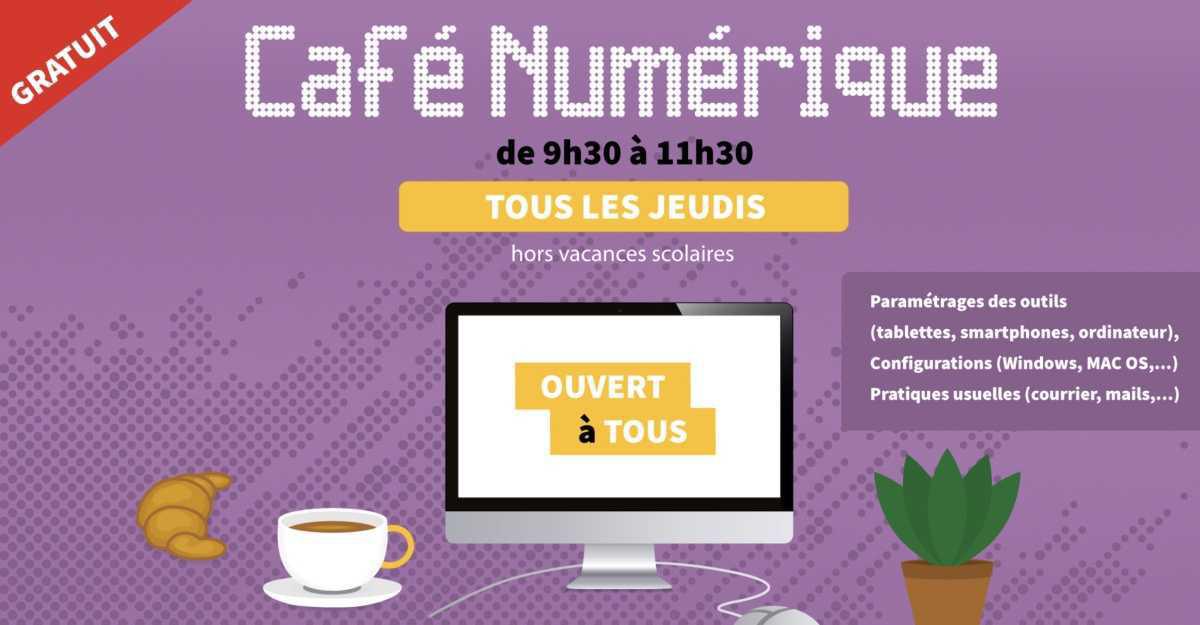 Café Numérique au Centre Social Vent des Iles Café Numérique au Centre Social Vent des Iles