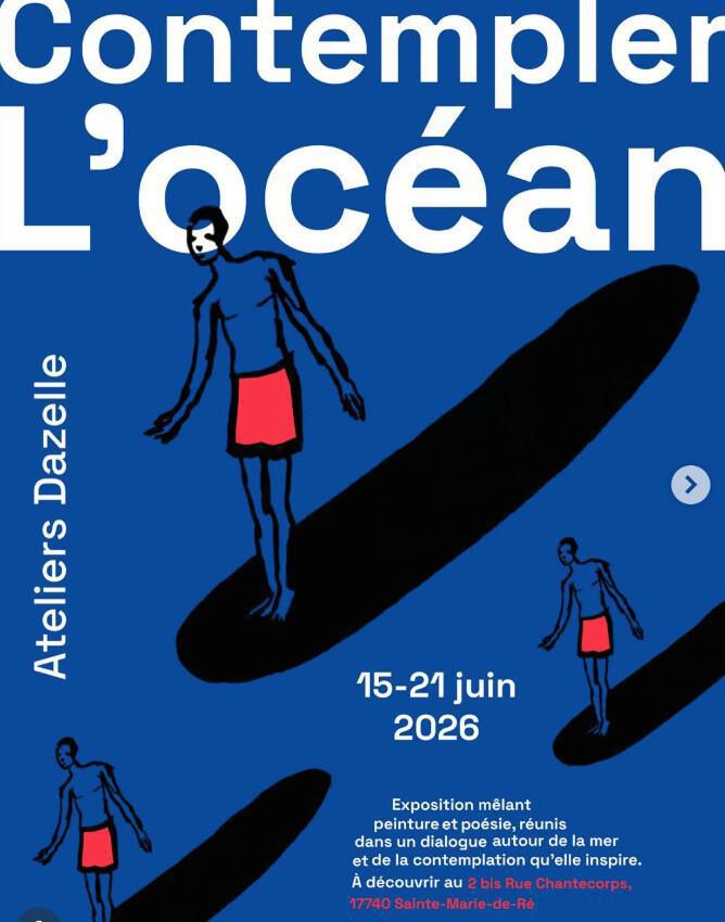 ⭐️ Exposition Peinture & Poésie : Contempler l'océan