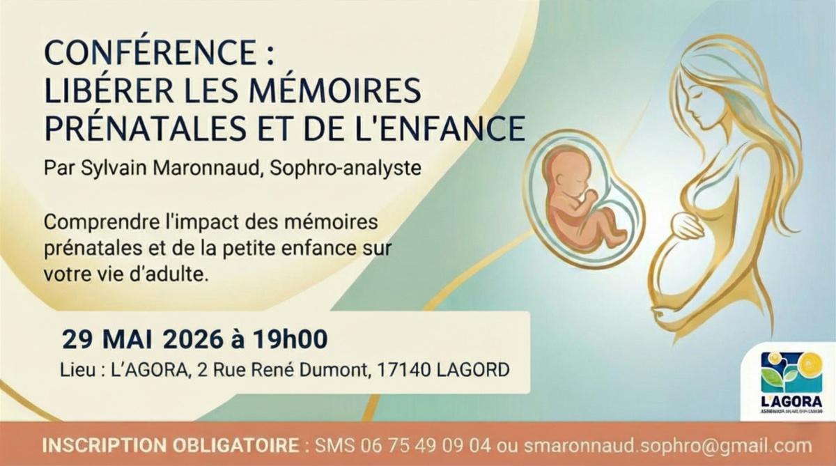 ⭐️ Conférence : Libérer les mémoires prénatales et de l'enfance