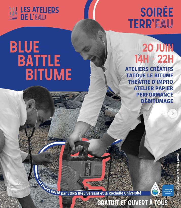 ⭐️ Soirée Terr'Eau : Blue Battle Bitume aux Ateliers de l'eau