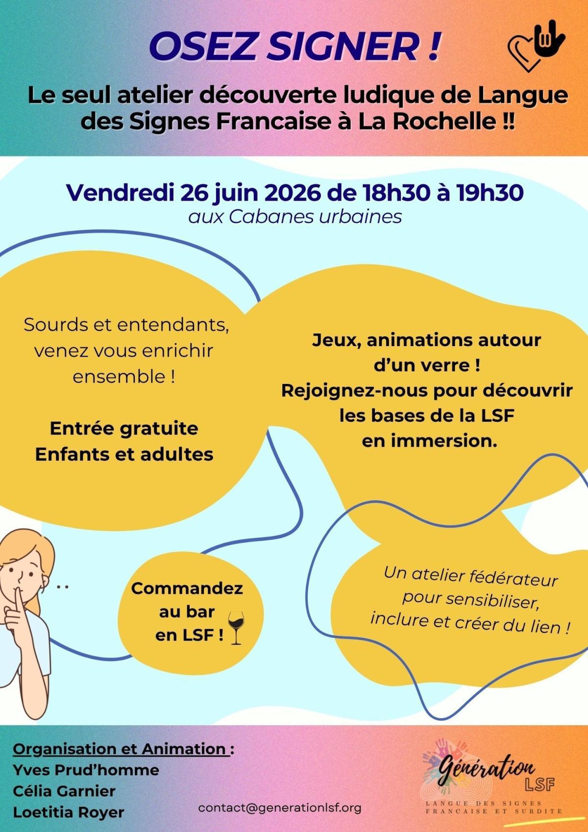 Atelier "Osez Signer" aux Cabanes Urbaines