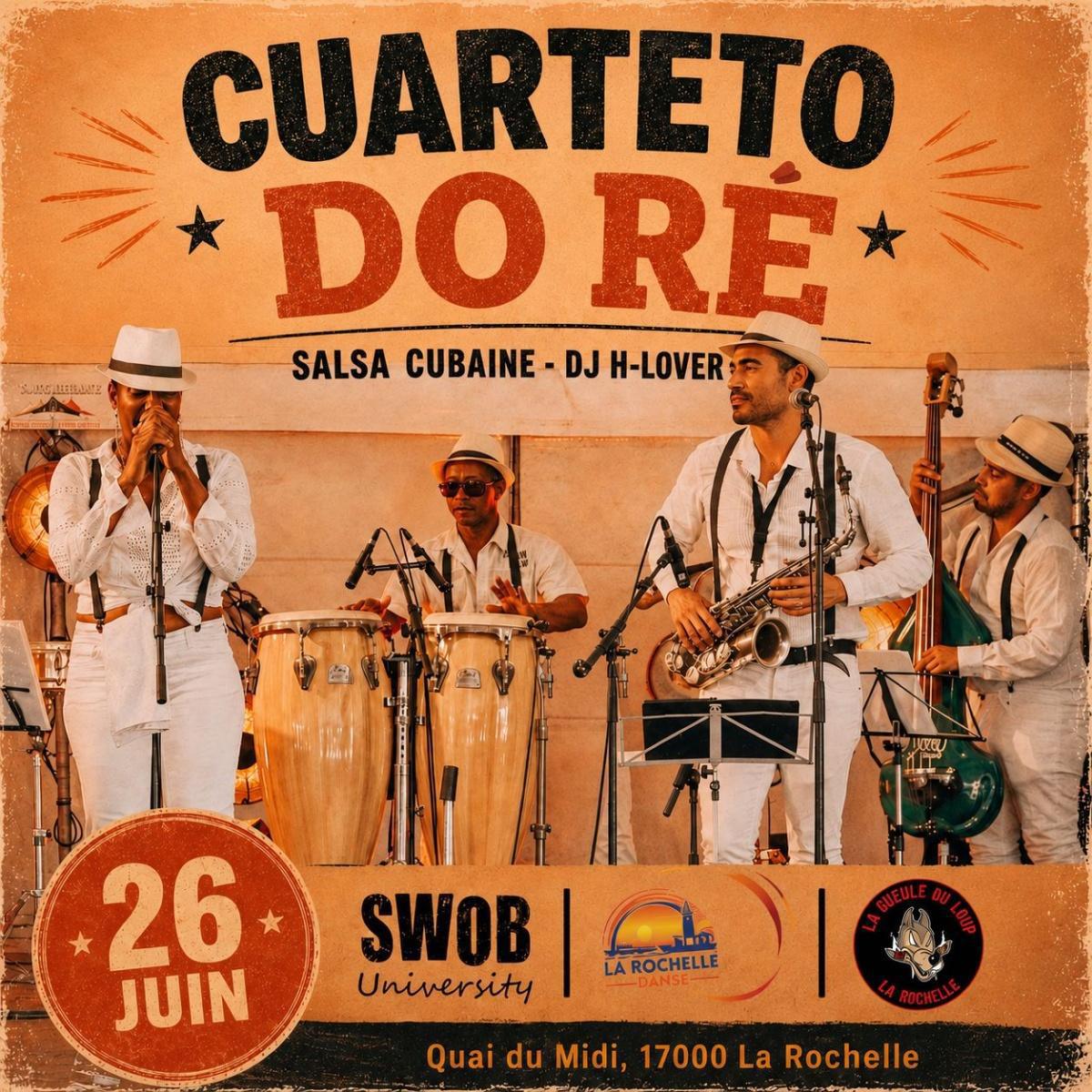 Salsa Cubaine avec Cuarteto Do Ré à La Gueule du Loup