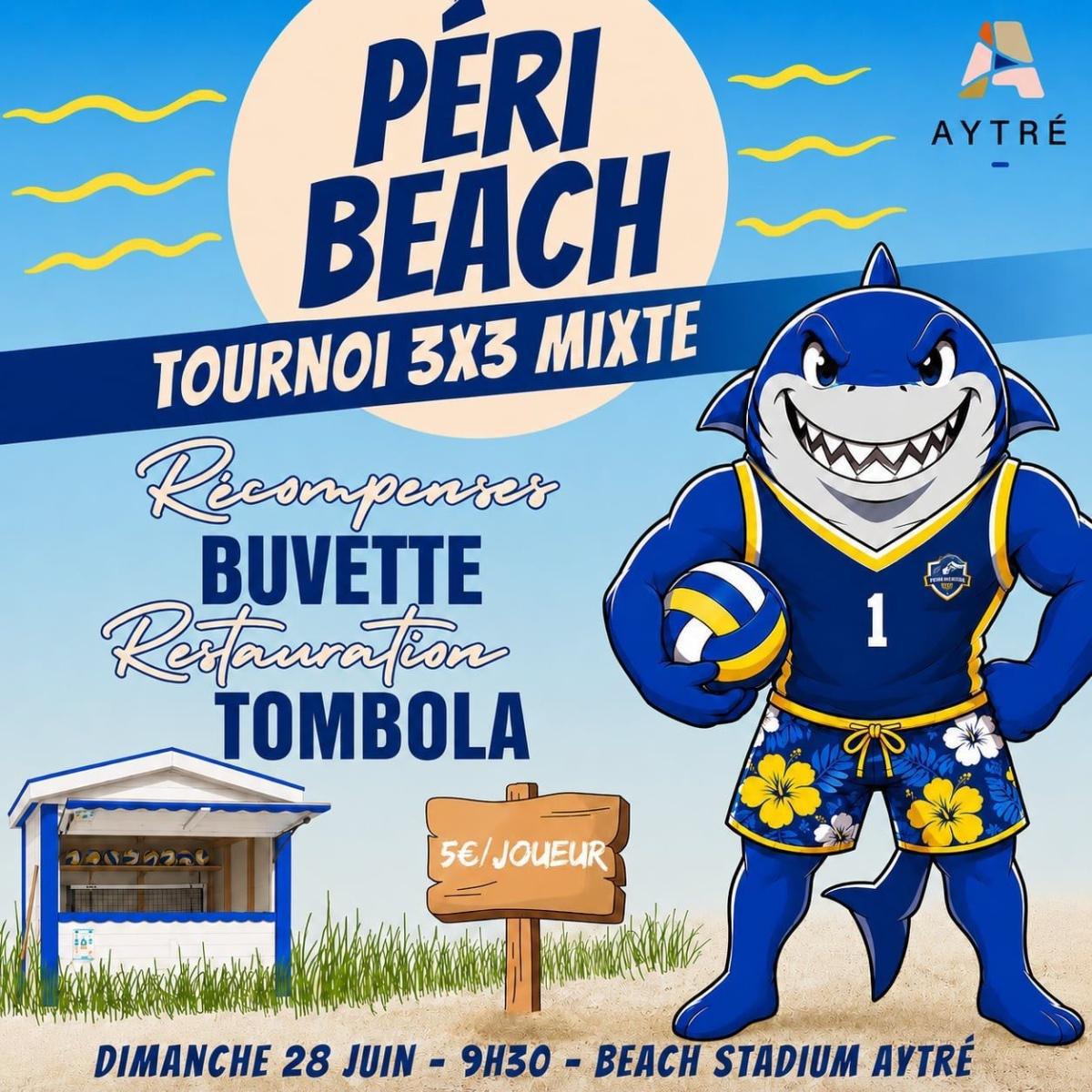 PÉRI-BEACH — Tournoi de beach-volley à Aytré