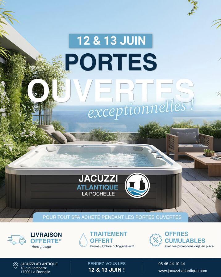 ⭐️ Portes ouvertes - Jacuzzi Atlantique ⭐️ Portes ouvertes - Jacuzzi Atlantique