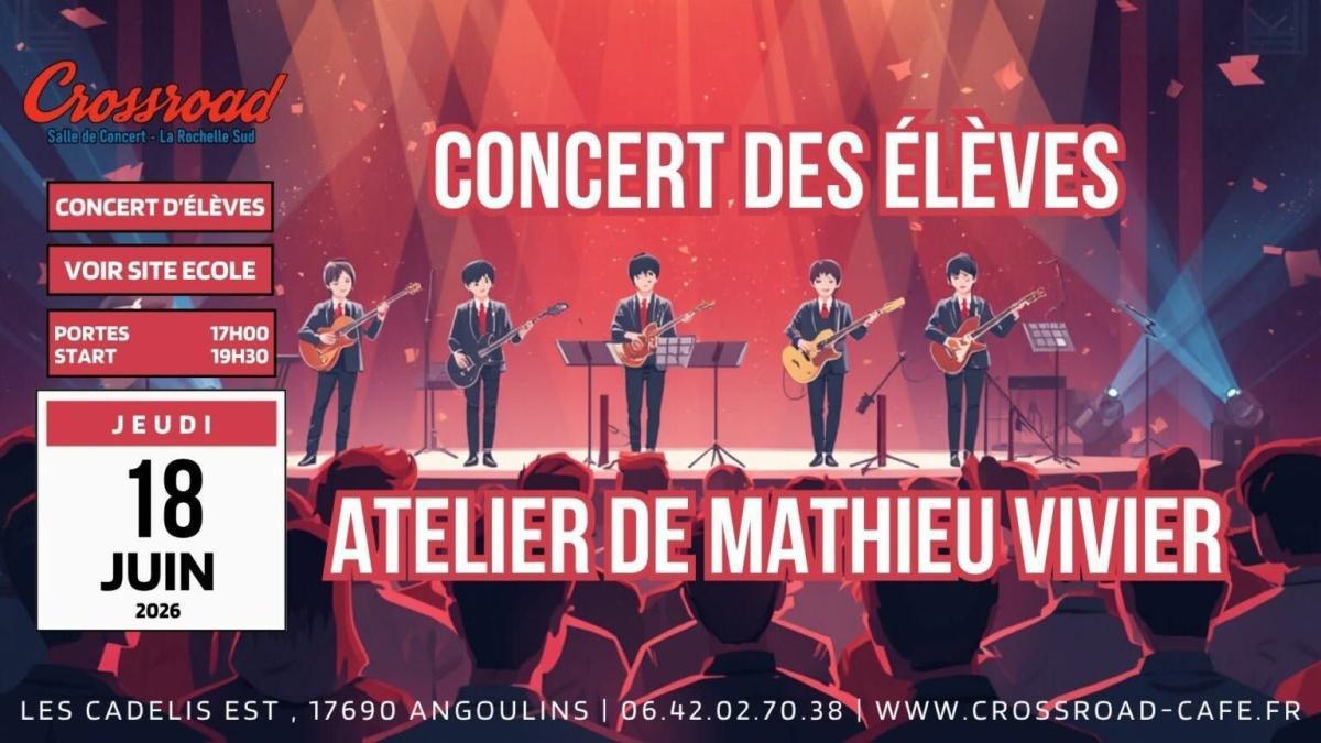 Concert des ateliers au Crossroad Concert des ateliers au Crossroad