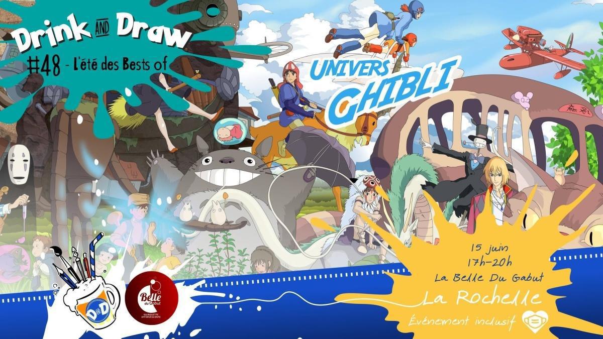 Drink and Draw - Univers Ghibli à La Belle Du Gabut