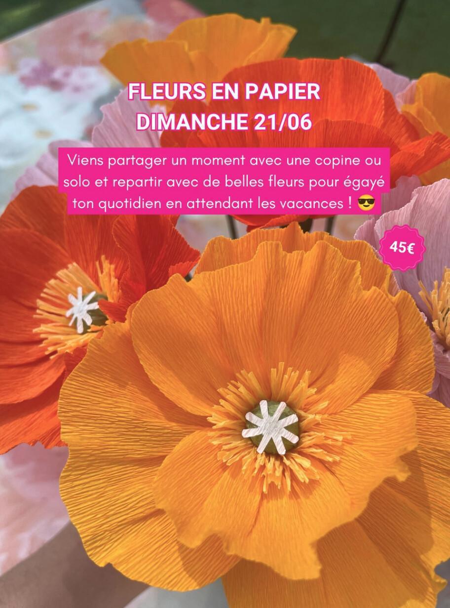 ⭐️ Atelier Créatif : Initiation au Paper Art & Fleurs en Papier ⭐️ Atelier Créatif : Initiation au Paper Art & Fleurs en Papier