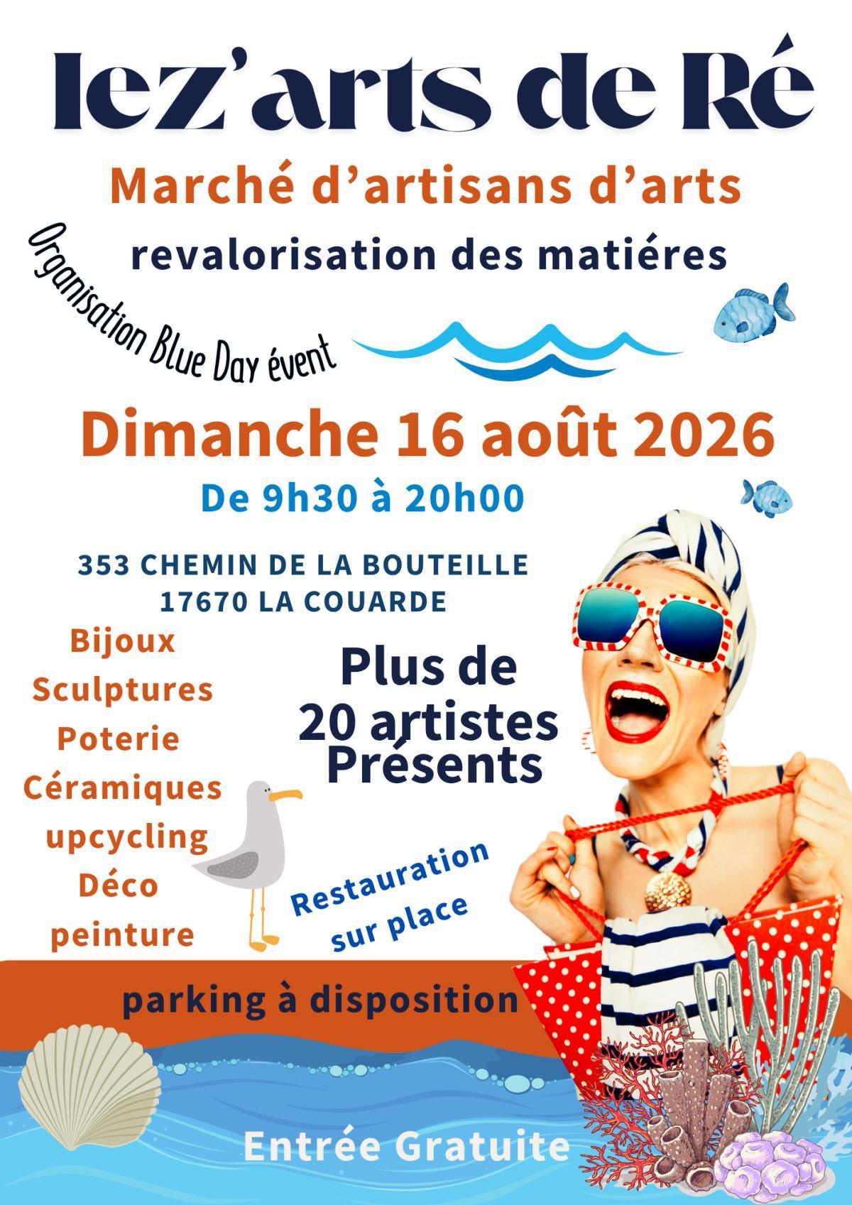 Marché de créateurs et d'artisans Lez'Arts de Ré à La Couarde