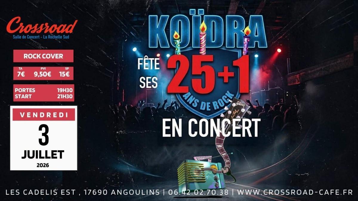 Concert Koïdra au Crossroad La Rochelle Sud