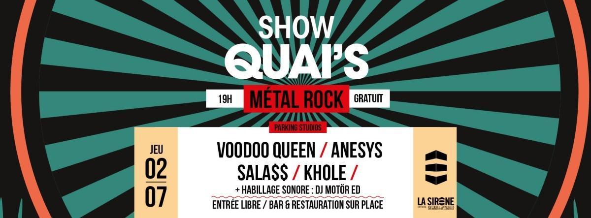 Showquai’s Metal Rock à La Sirène Showquai’s Metal Rock à La Sirène