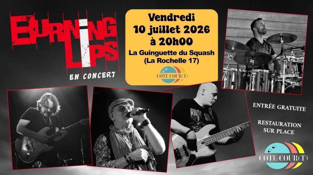 Burning Lips en concert à La Guinguette du Squash
