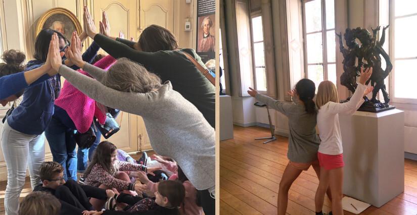 Visite théâtre-yoga en famille au Musée du Nouveau Monde Visite théâtre-yoga en famille au Musée du Nouveau Monde