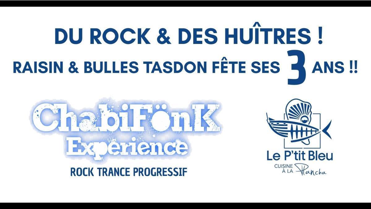 ⭐️ Concert de Chabifönk Experience et Huîtres : Les 3 ans de Raisin & Bulles Tasdon ⭐️ Concert de Chabifönk Experience et Huîtres : Les 3 ans de Raisin & Bulles Tasdon