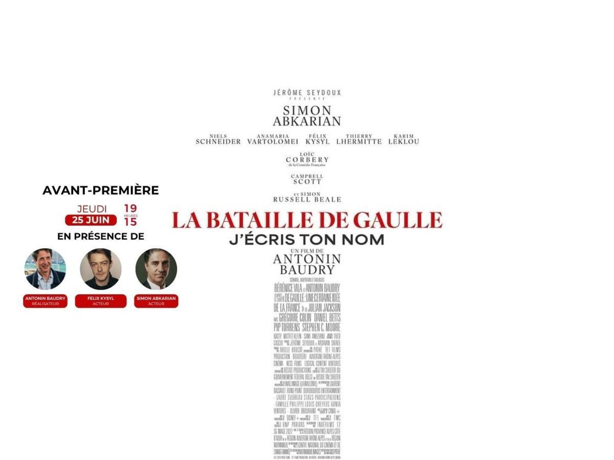 Avant-première De Gaulle, Partie 2 au CGR Les Minimes