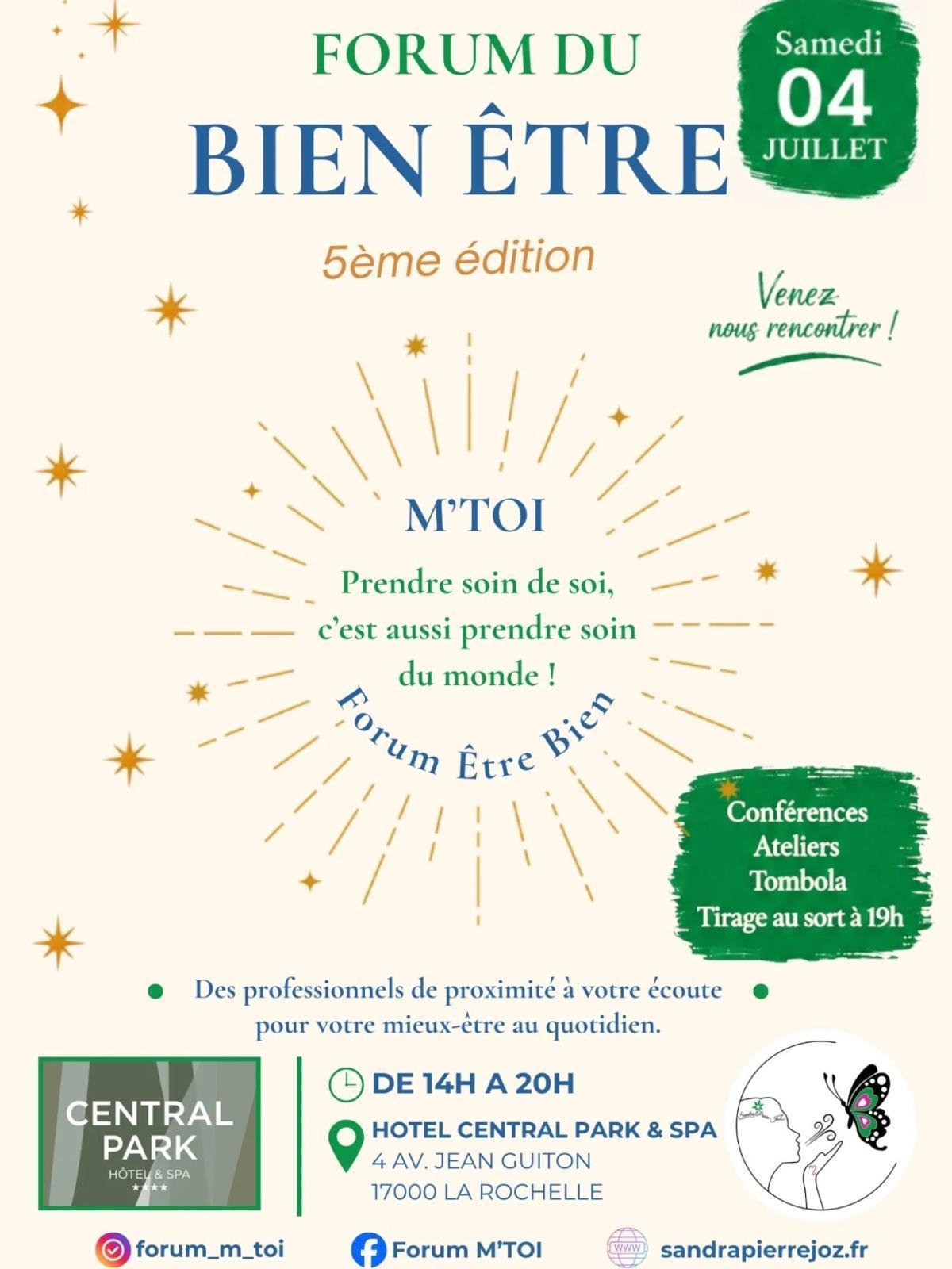 ⭐️ Forum M'TOI — Bien-être et santé (5ème édition)