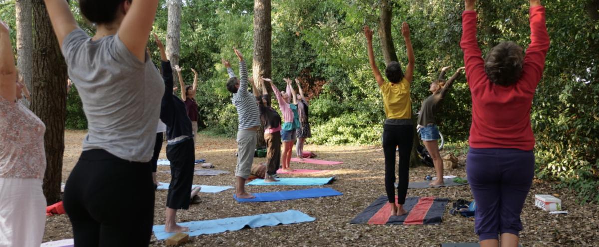 Yoga sous les Arbres au Parc Franck Delmas