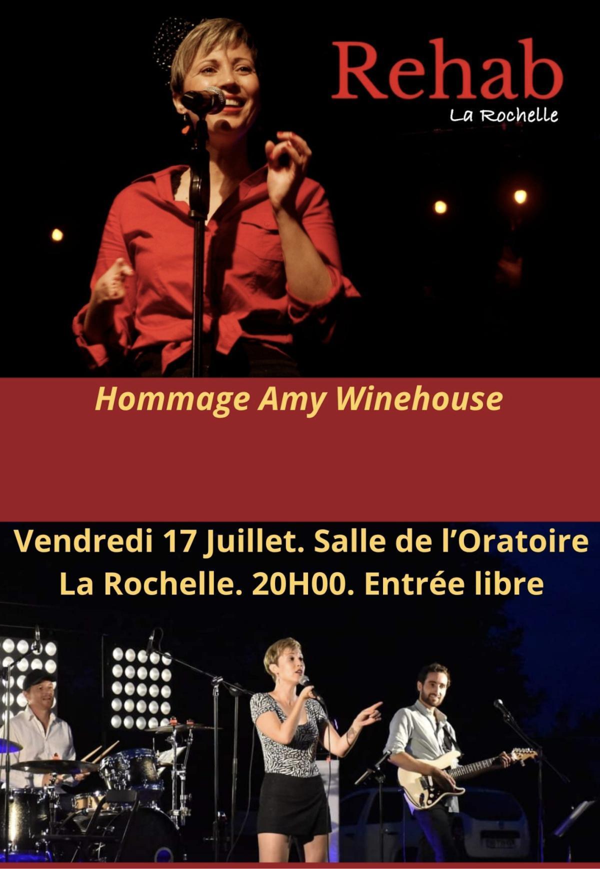 Concert Hommage à Amy Winehouse à la Salle de l'Oratoire