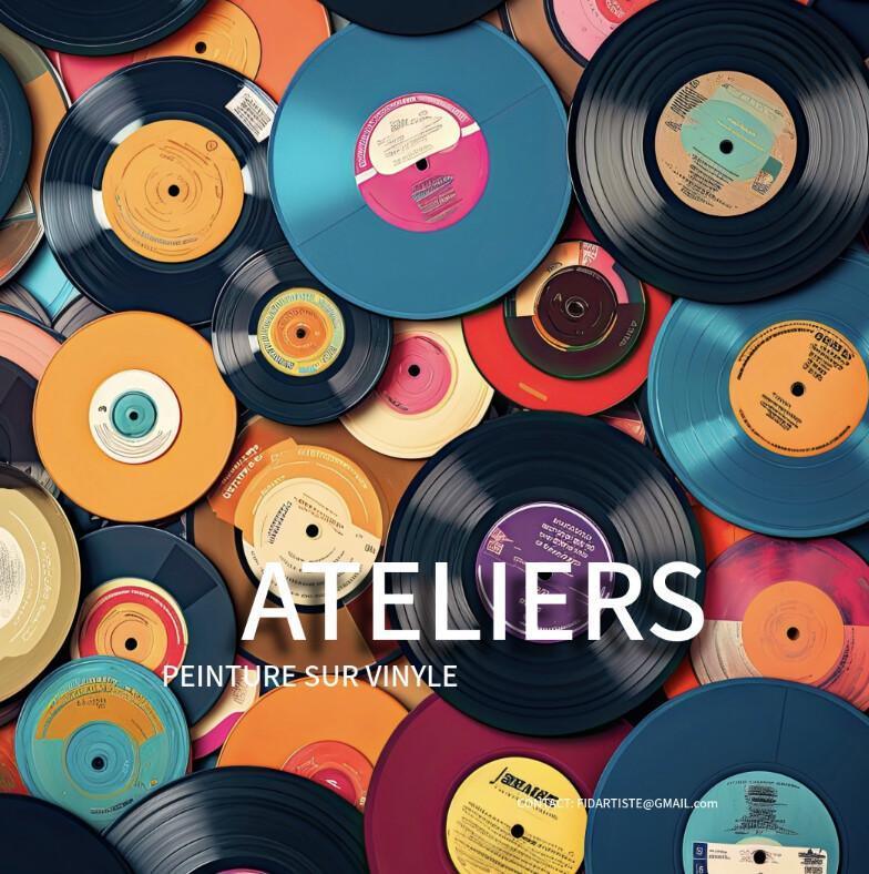 ⭐ Atelier peinture sur vinyle au Parc d'Orbigny ⭐ Atelier peinture sur vinyle au Parc d'Orbigny