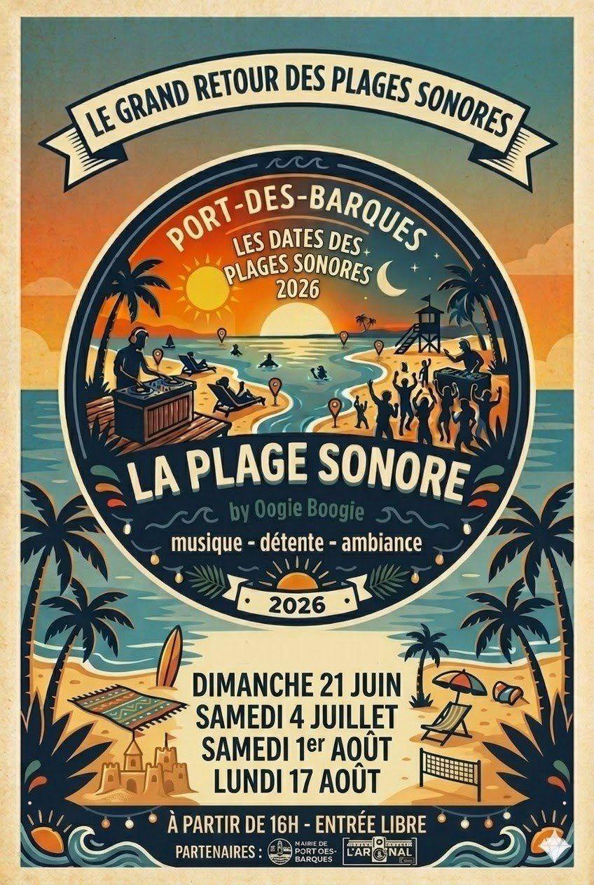 La Plage Sonore au Plan d'eau des Anses La Plage Sonore au Plan d'eau des Anses