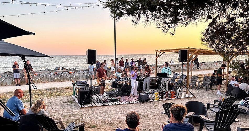 Concert de Rock’Elle à la Guinguette estivale d’Aytré-plage