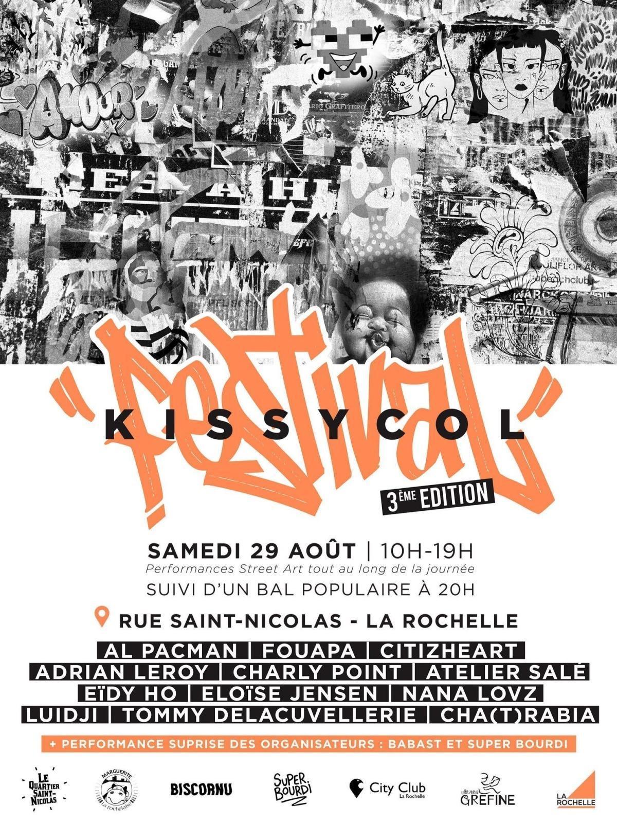 Festival Kissycol rue Saint-Nicolas à La Rochelle