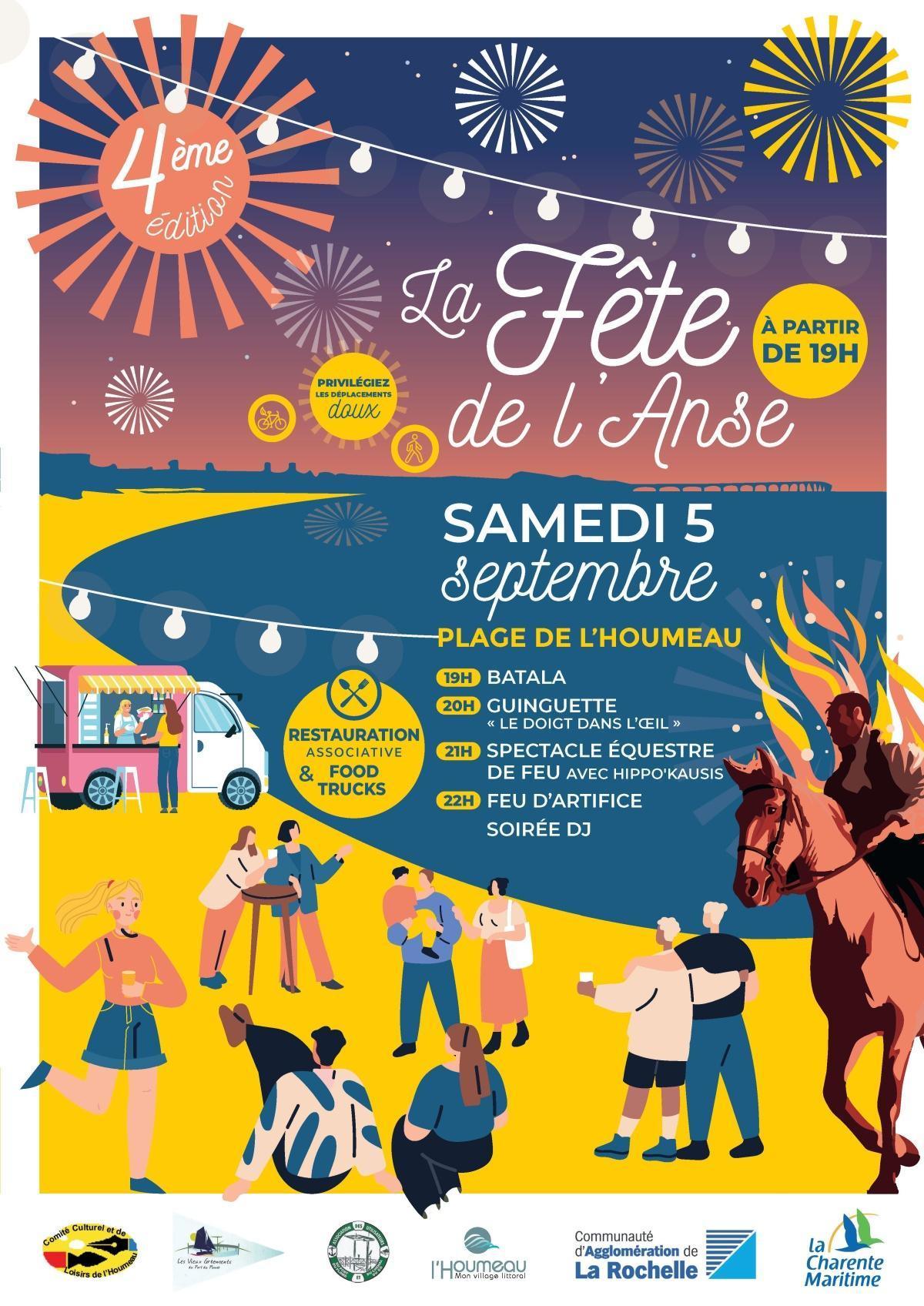 Fête de l'Anse sur la plage de L'Houmeau