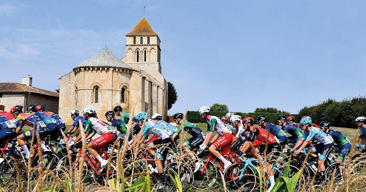 Étape du Tour Poitou-Charentes au Domaine de la Tourtillière