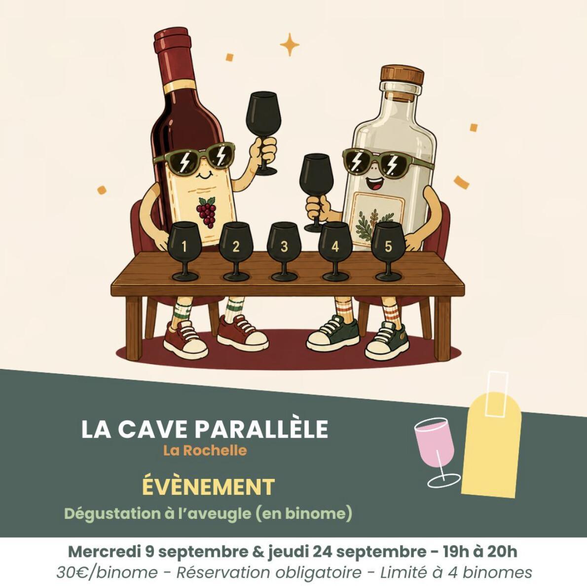 ⭐ Dégustation de sans alcool à l'aveugle à La Cave Parallèle