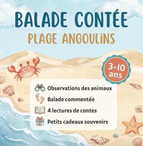 Balade contée à la plage d'Angoulins Balade contée à la plage d'Angoulins