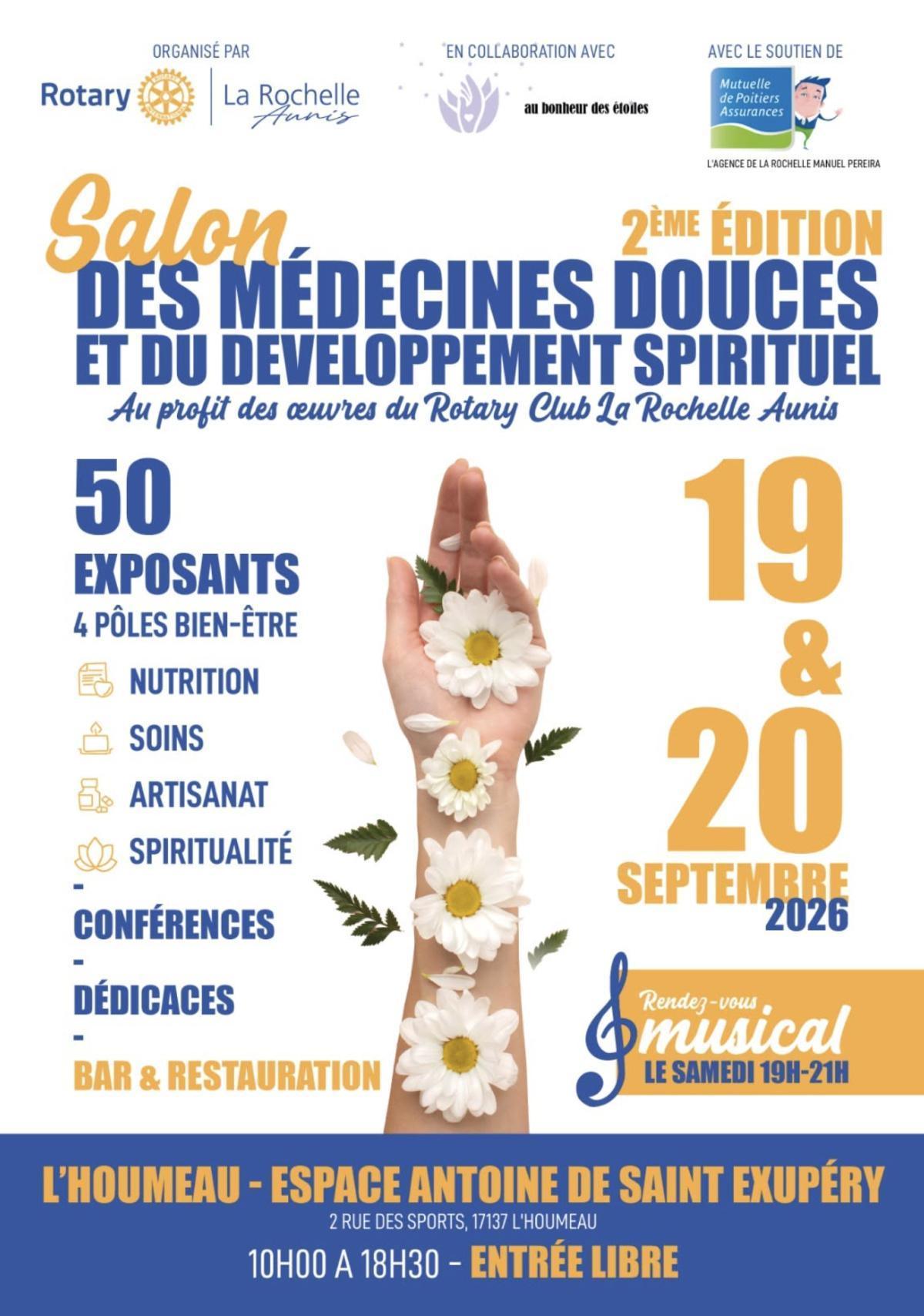 ⭐ Salon des médecines douces et du développement spirituel à l'Espace Antoine de Saint-Exupéry ⭐ Salon des médecines douces et du développement spirituel à l'Espace Antoine de Saint-Exupéry