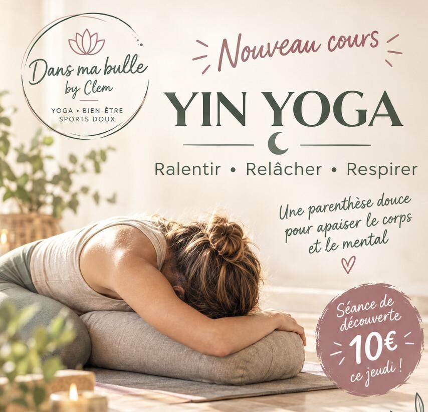 ⭐ Yin Yoga à l'Espace Oxygène