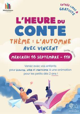 Heure du conte d'automne à la médiathèque de Périgny Heure du conte d'automne à la médiathèque de Périgny