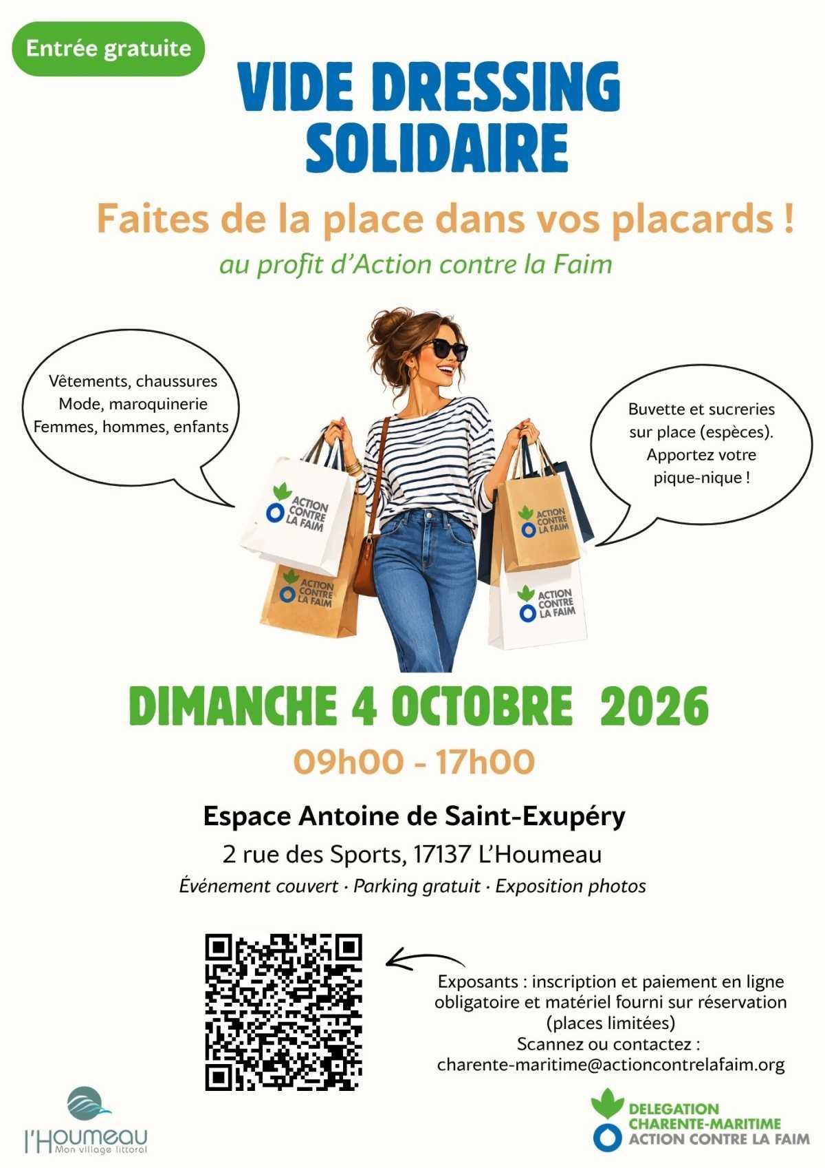 ⭐ Vide Dressing Solidaire à l'Espace Antoine de Saint-Exupéry ⭐ Vide Dressing Solidaire à l'Espace Antoine de Saint-Exupéry