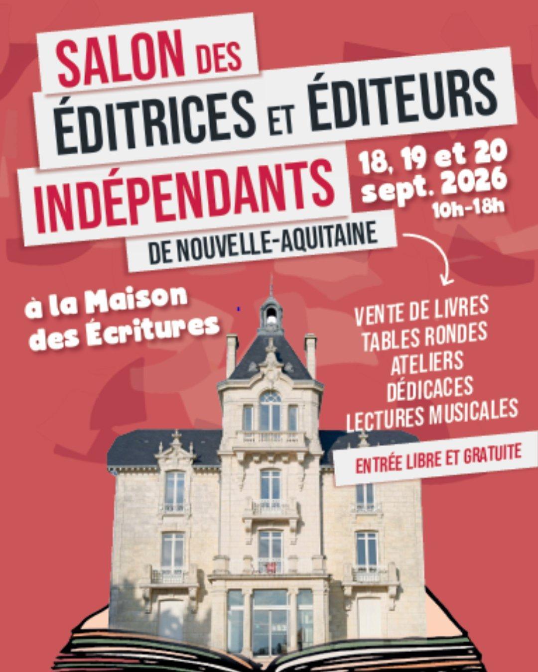 Soirée de rentrée du Salon des éditeurs indépendants à la Maison des Écritures Soirée de rentrée du Salon des éditeurs indépendants à la Maison des Écritures