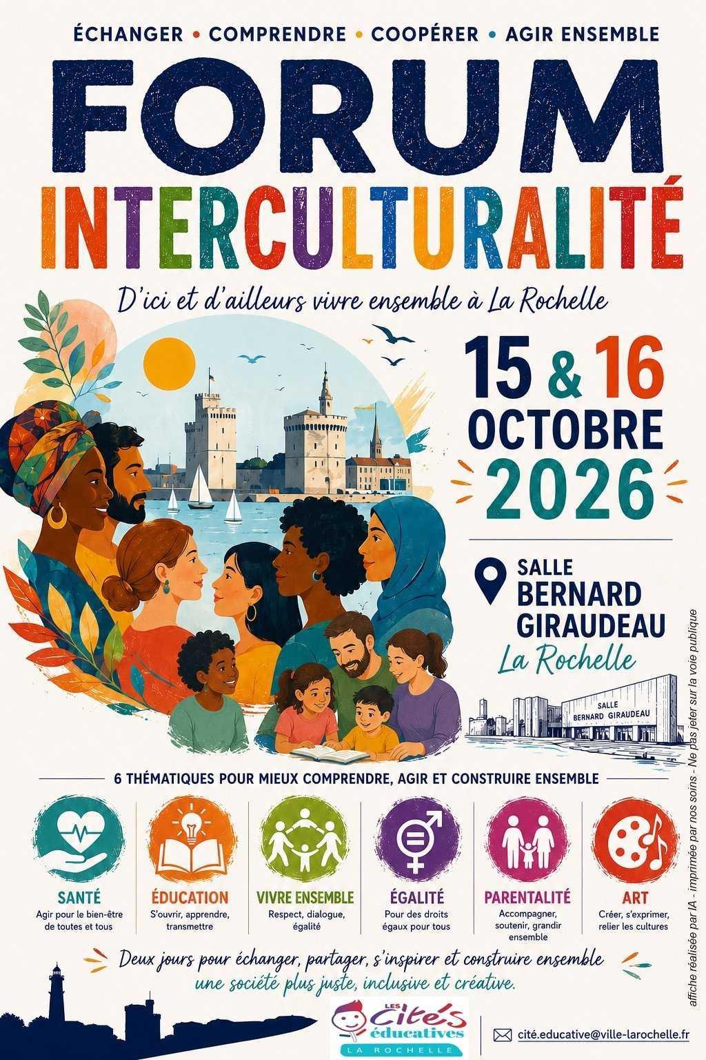 Forum interculturalité à l'Espace Bernard Giraudeau Forum interculturalité à l'Espace Bernard Giraudeau