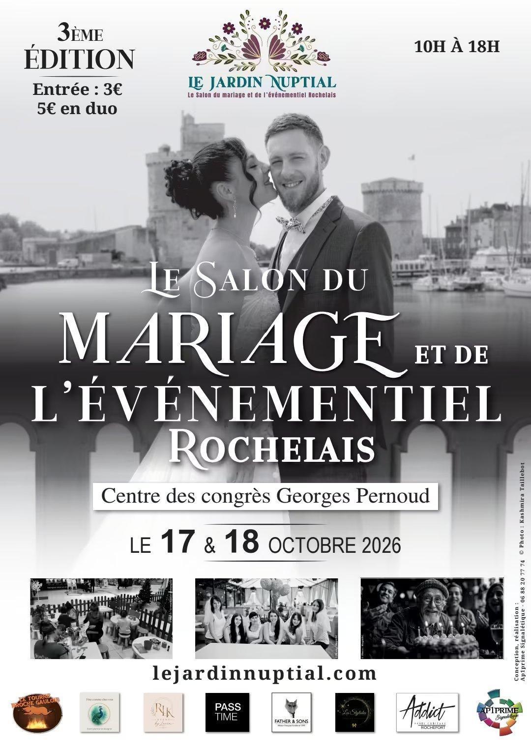 Salon du mariage et de l'événementiel Rochelais au Centre des Congrès Georges Pernoud Salon du mariage et de l'événementiel Rochelais au Centre des Congrès Georges Pernoud