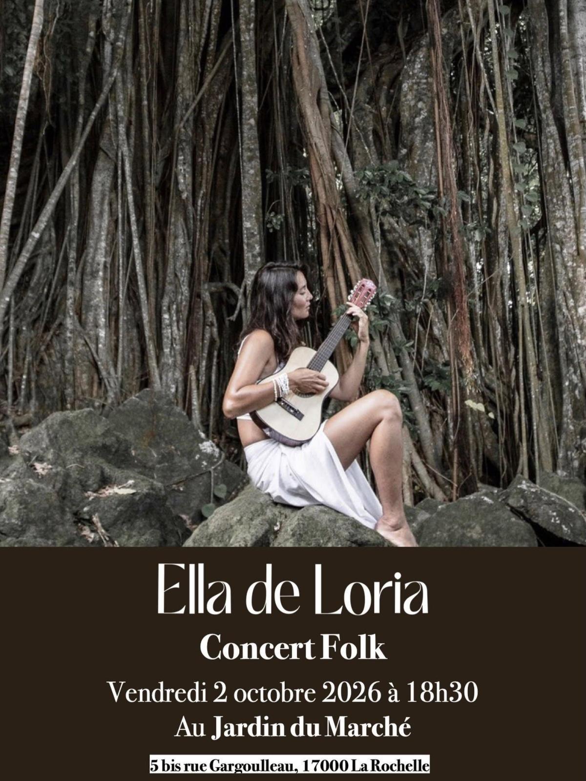 Ella de Loria au Jardin du Marché Ella de Loria au Jardin du Marché
