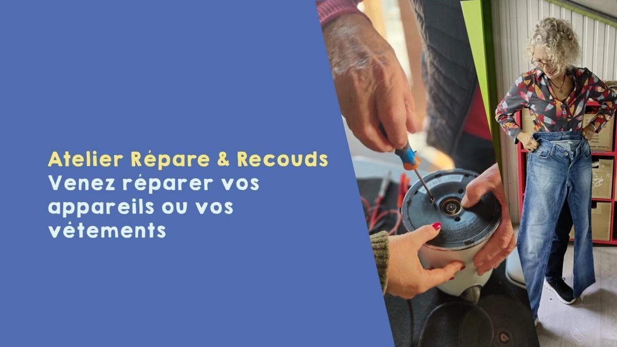 Atelier Répare et recouds avec Les Héritiers de la Récup Atelier Répare et recouds avec Les Héritiers de la Récup