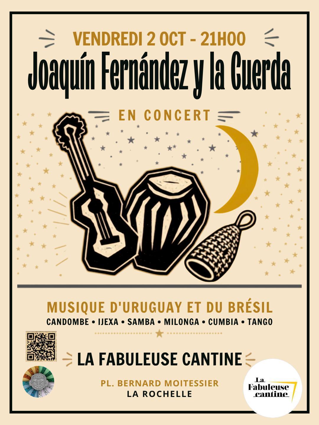 Joaquín Fernández y la Cuerda à La Fabuleuse Cantine Joaquín Fernández y la Cuerda à La Fabuleuse Cantine