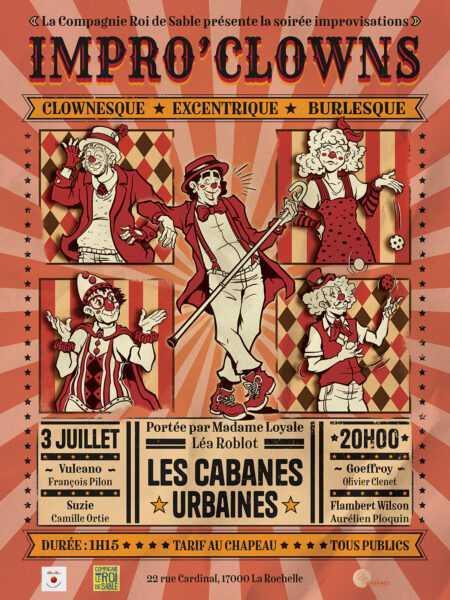 Impro'clowns aux Cabanes urbaines Impro'clowns aux Cabanes urbaines