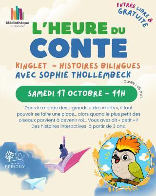 L'heure du conte avec Sophie Thollembeck à la médiathèque de Périgny L'heure du conte avec Sophie Thollembeck à la médiathèque de Périgny