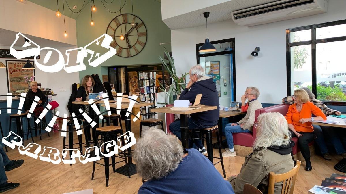 Le train des mots au Café du Voyageur à Châtelaillon-Plage Le train des mots au Café du Voyageur à Châtelaillon-Plage