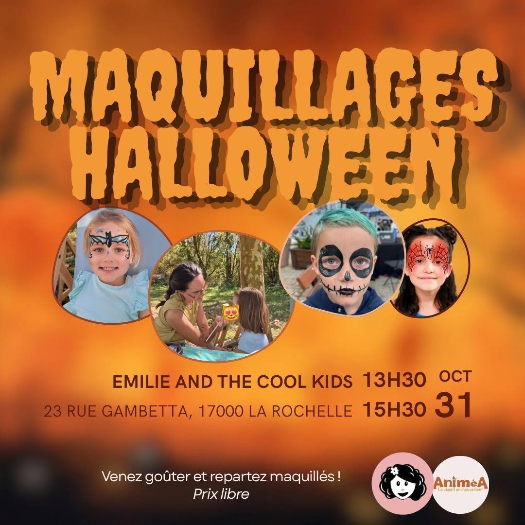Maquillages d'Halloween avec Animéa chez Emilie and the Cool Kids Maquillages d'Halloween avec Animéa chez Emilie and the Cool Kids