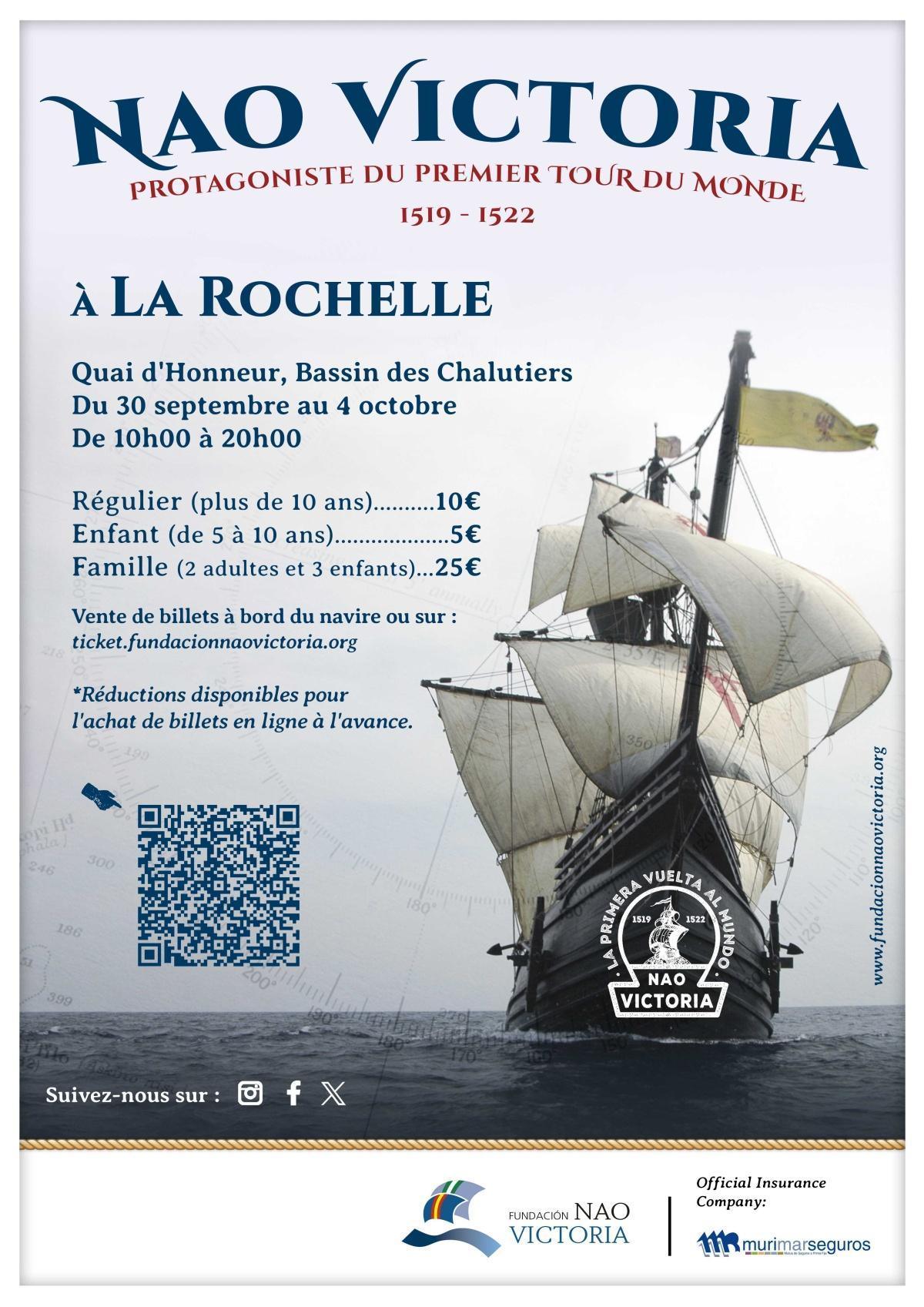 Visite du Nao Victoria au bassin des Chalutiers Visite du Nao Victoria au bassin des Chalutiers
