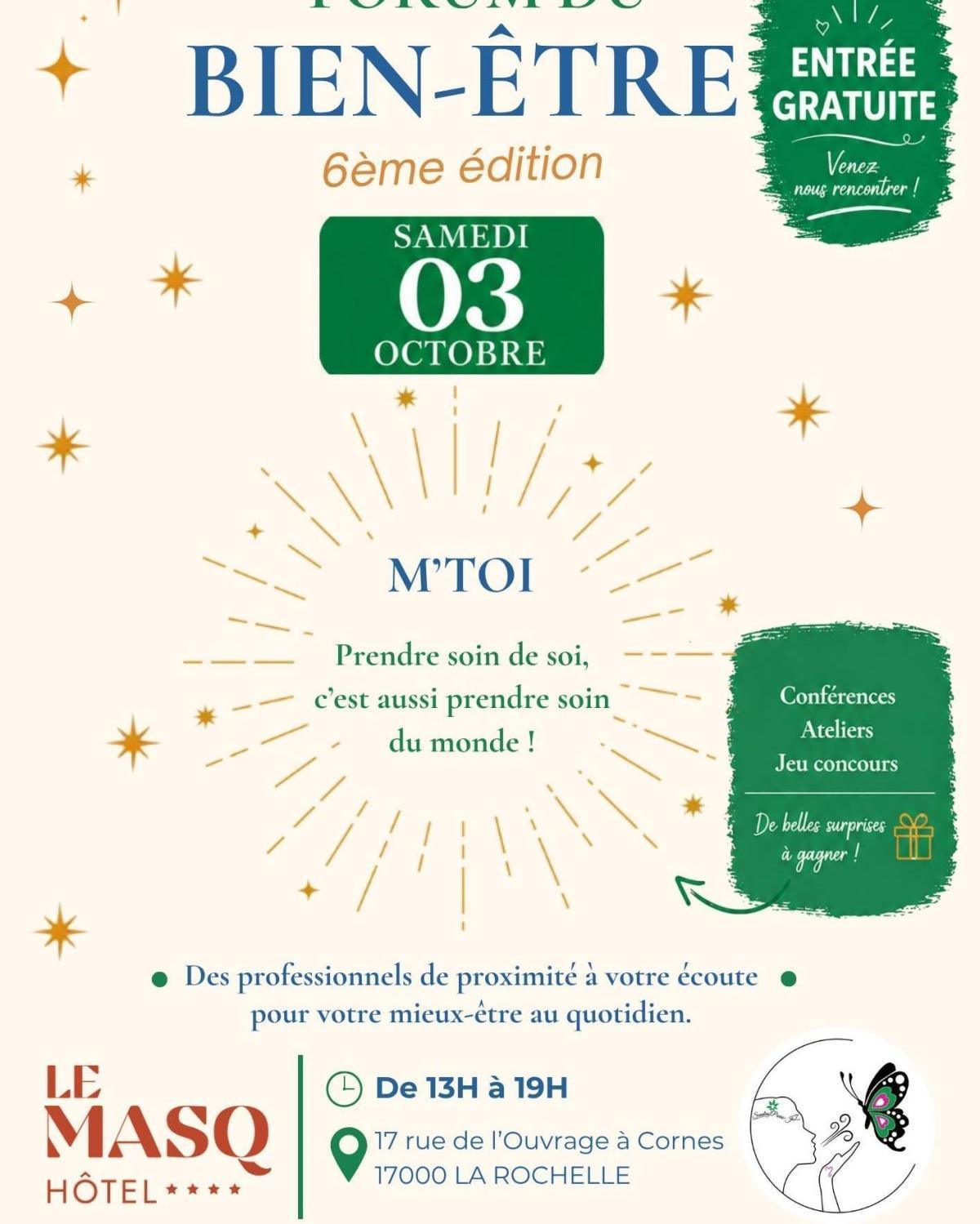 ⭐ Forum M'Toi au Masq Hôtel ⭐ Forum M'Toi au Masq Hôtel