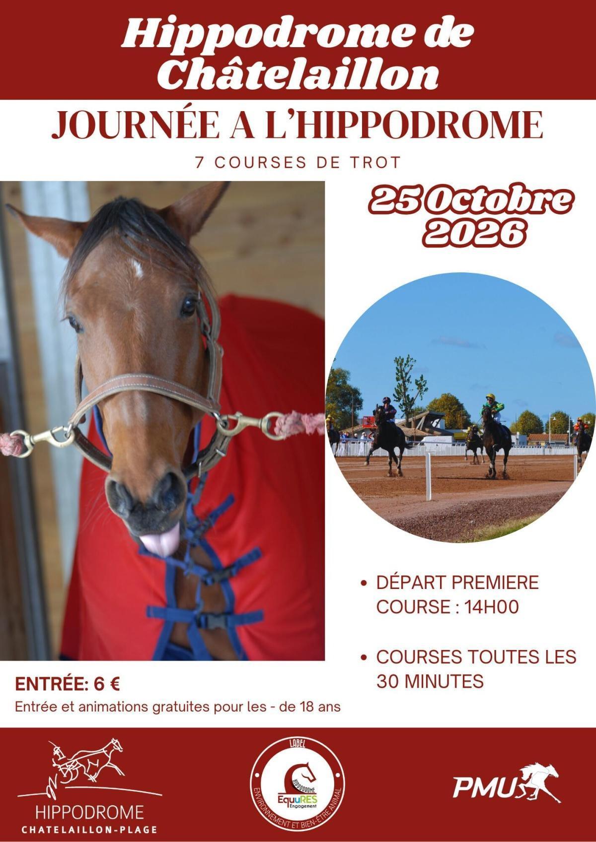 Journée de courses à l'hippodrome de Châtelaillon-Plage Journée de courses à l'hippodrome de Châtelaillon-Plage