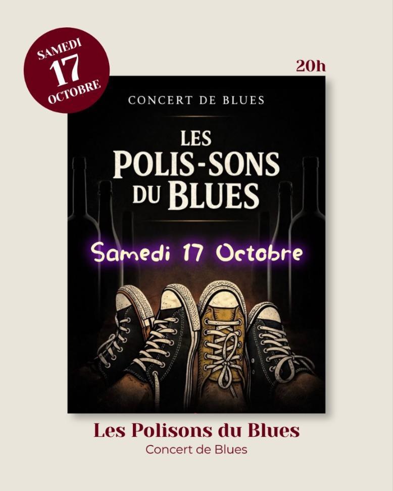 ⭐ Concert Les Polis-Sons du Blues chez Raisin & Bulles Tasdon ⭐ Concert Les Polis-Sons du Blues chez Raisin & Bulles Tasdon