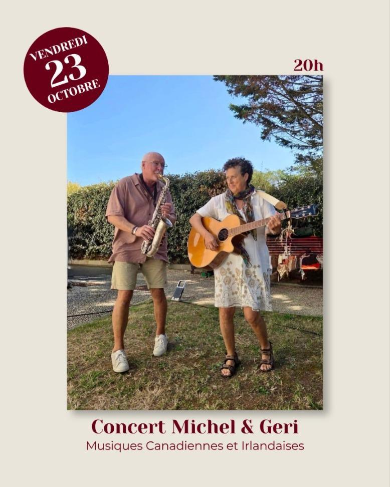 ⭐ Concert Michel & Geri chez Raisin & Bulles Tasdon ⭐ Concert Michel & Geri chez Raisin & Bulles Tasdon