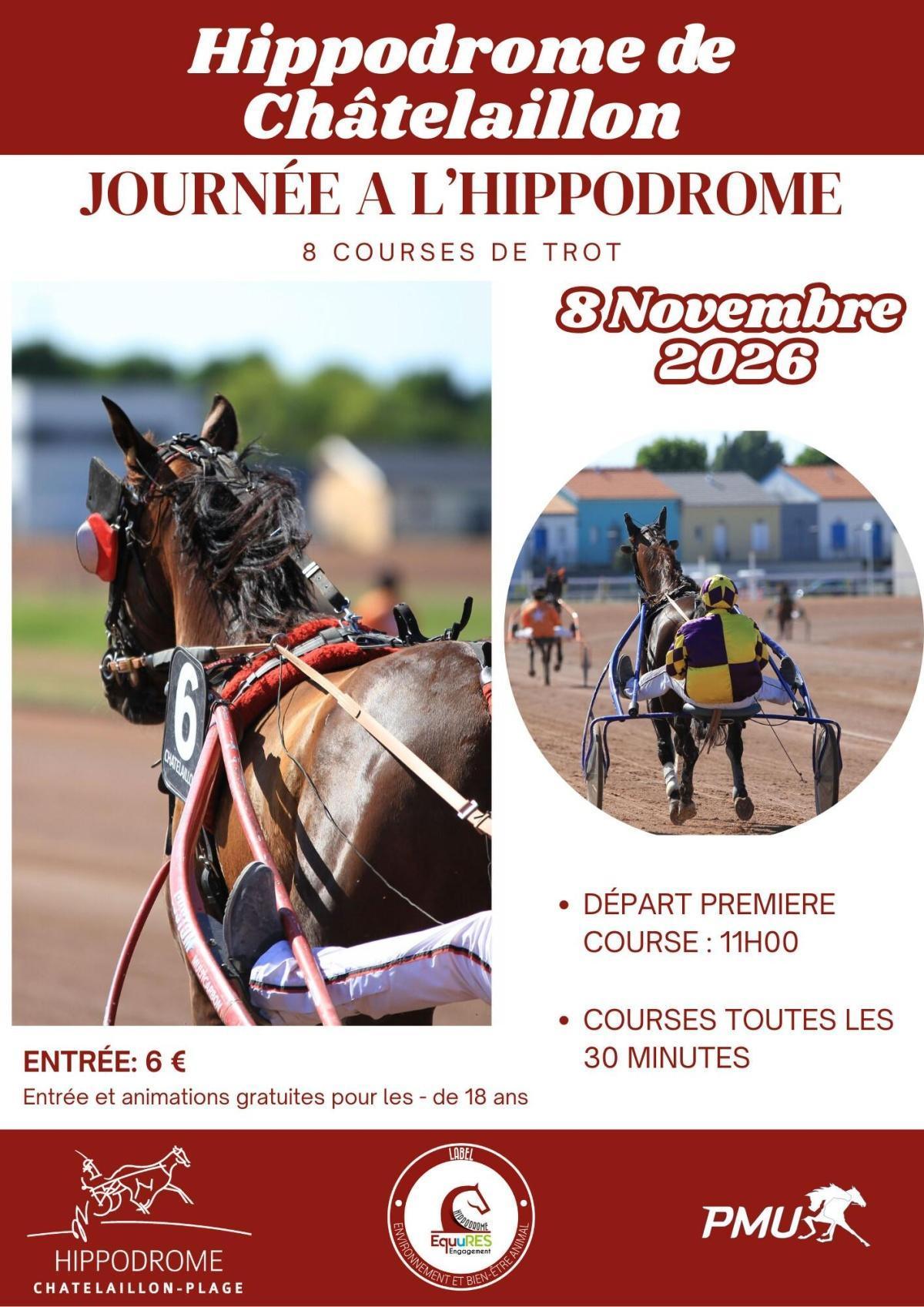 Dernière journée de courses à l'hippodrome de Châtelaillon-Plage Dernière journée de courses à l'hippodrome de Châtelaillon-Plage